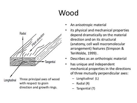 Orthotropic Elastic Properties of Wood 